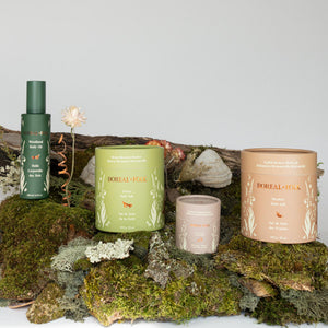 Rituel de bain de forêt