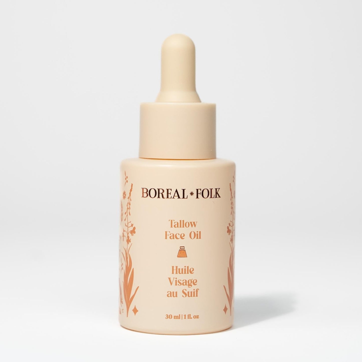 Huile de suif pour le visage